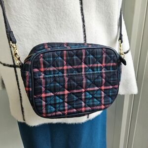 Talbots Quilted Crossbody Bag - Pink and Blue